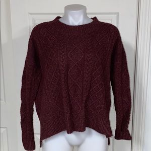 French Connection cable knit chunky sweater